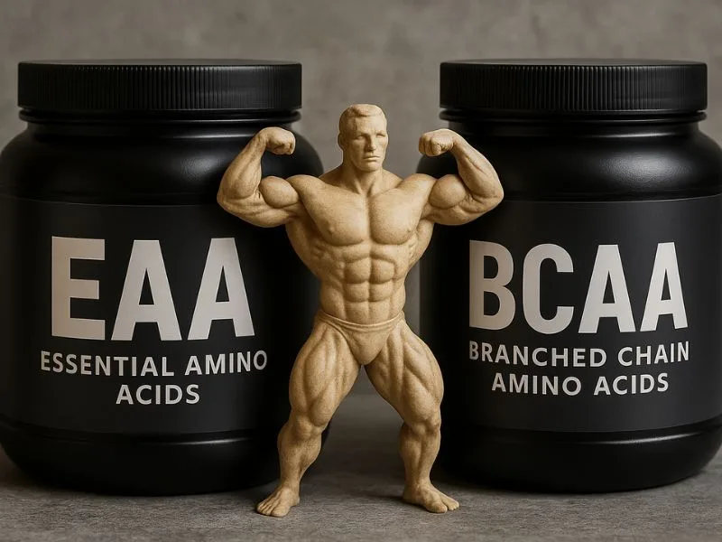 هل يتفوق EAA على BCAA في دعم بناء العضلات وزيادة الكتلة العضلية