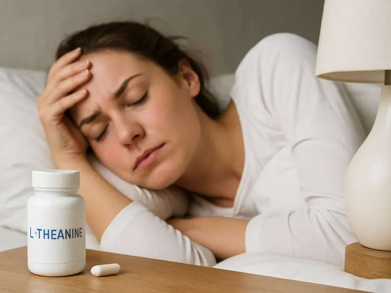 اهمية l-theanine في تقليل التوتر وتحفيز النوم بشكل طبيعي