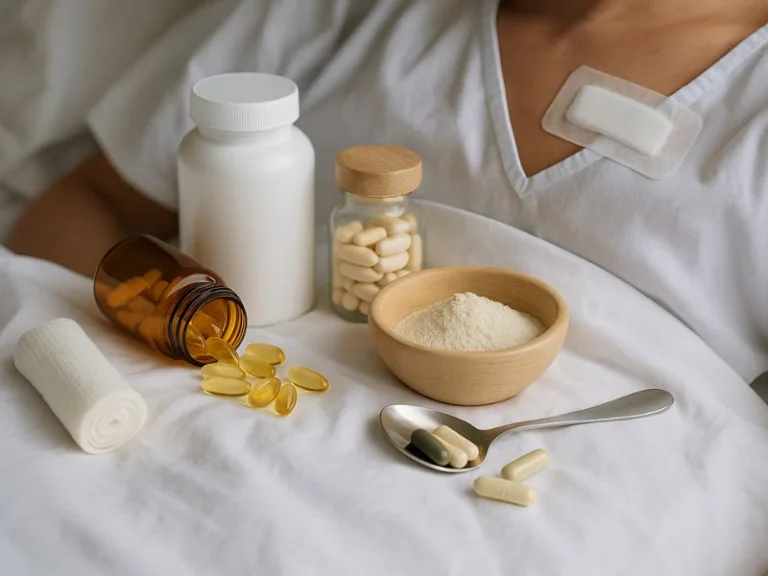 أفضل المكملات لتسريع التعافي بعد العمليات الجراحية وتعزيز التئام الجروح بشكل طبيعي