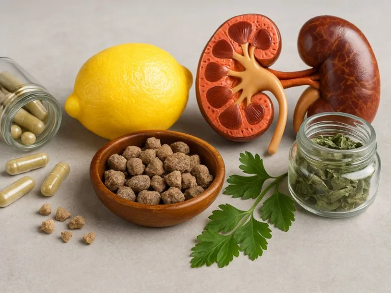 أفضل المكملات الطبيعية لتفتيت حصى الكلى وتحسين صحة الجهاز البولي بشكل آمن