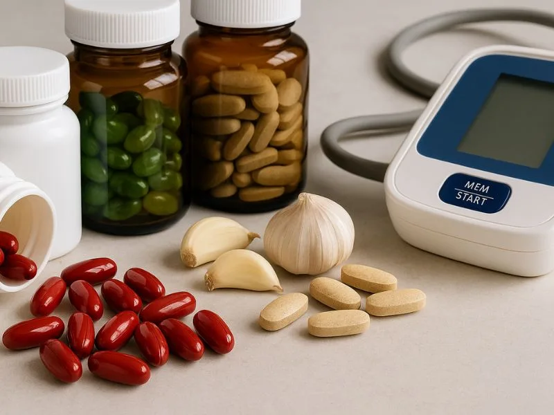 أفضل المكملات الطبيعية لخفض ضغط الدم المرتفع ودعم صحة القلب والأوعية بشكل آمن