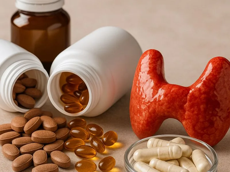 أفضل المكملات لدعم الغدة الدرقية في حالات القصور وتحفيز وظائفها بشكل طبيعي