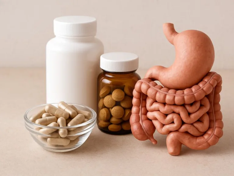 أفضل المكملات لتحسين صحة الجهاز الهضمي وتعزيز وظائف الأمعاء بشكل طبيعي
