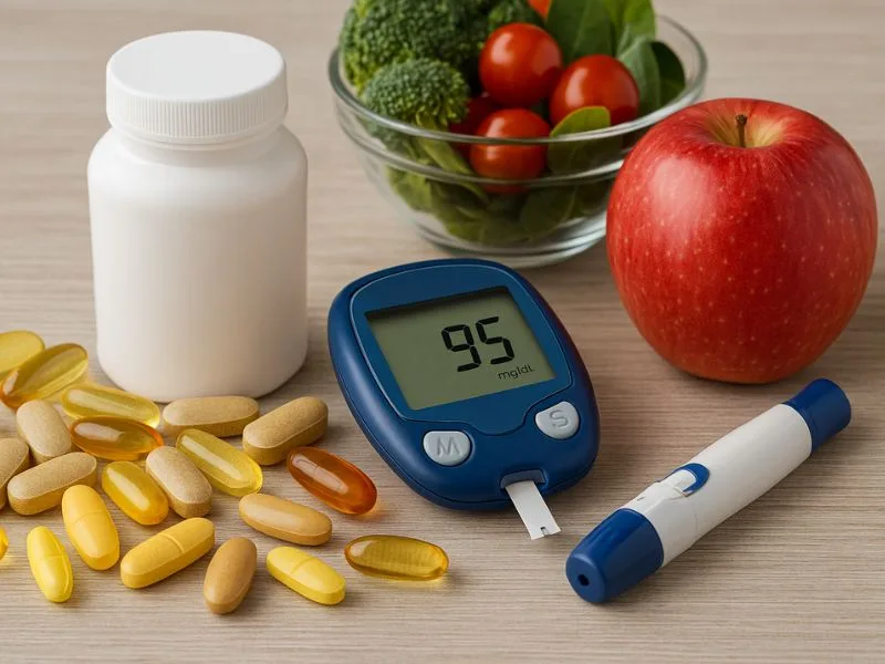 أفضل المكملات الغذائية لمرضى السكري لدعم التحكم في مستويات السكر وتعزيز الصحة العامة