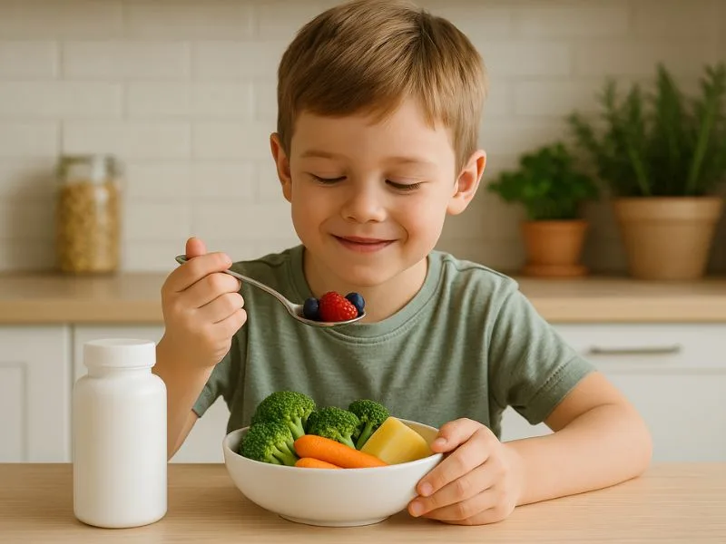 أفضل المكملات لدعم نمو الأطفال بطريقة طبيعية من خلال الغذاء والمكملات اليومية المتوازنة