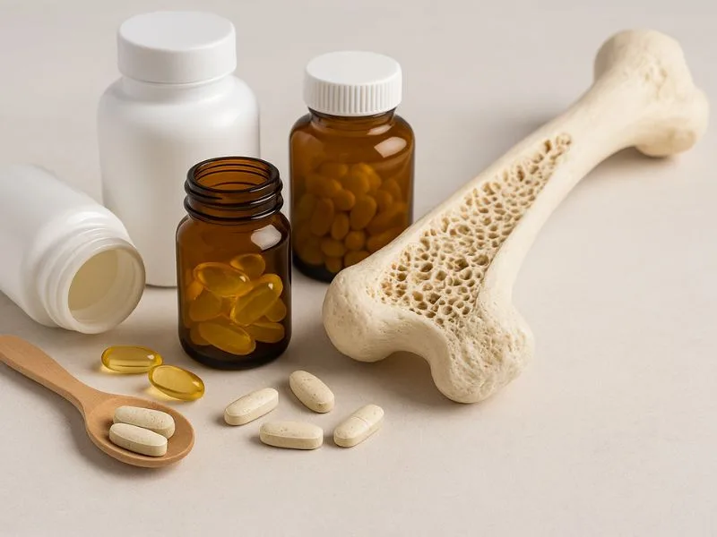 أفضل المكملات لعلاج هشاشة العظام بشكل طبيعي وتعزيز كثافة العظام وصحتها