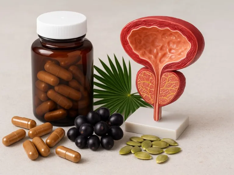 أفضل مكملات طبيعية لتقليل تضخم البروستاتا الحميد وتحسين صحة الجهاز البولي