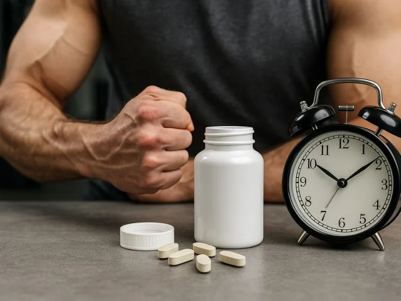 أفضل وقت لتناول مكملات تعزيز القوة للحصول على نتائج فعالة وآمنة