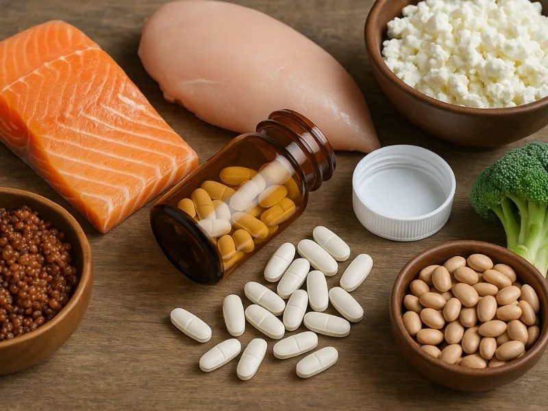 هل يمكن الحصول على الأحماض الأمينية من الغذاء فقط عبر مصادر طبيعية مثل البروتين الحيواني والنباتي