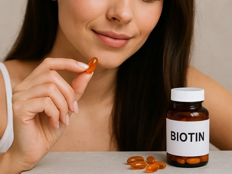 مكملات البيوتين تساهم في تحسين صحة البشرة وتعزيز نمو الشعر بفعالية