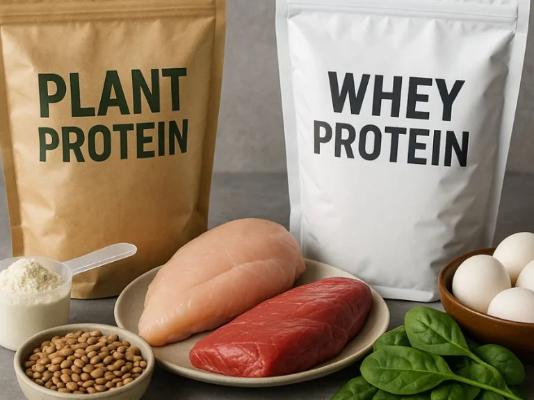 الفرق بين البروتين النباتي والحيواني في بناء العضلات واختيار المصدر الأنسب للصحة