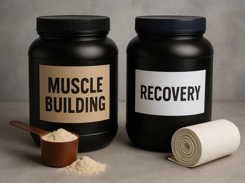 الفرق بين مكملات البناء ومكملات الاستشفاء يساعد في اختيار الأنسب لتحقيق الأهداف الرياضية