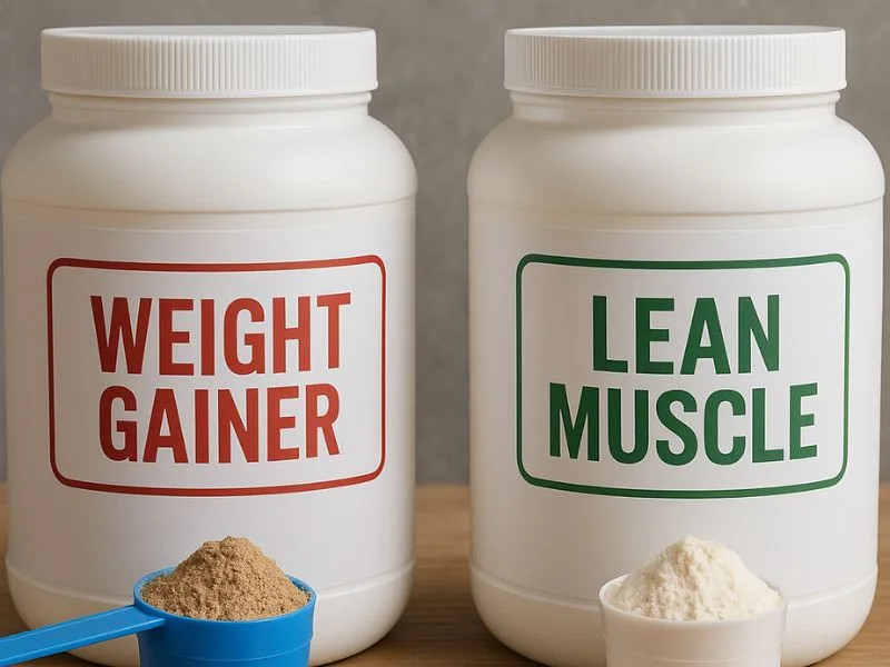الفرق بين مكملات التضخيم ومكملات التنظيف العضلي لتحقيق أهداف اللياقة
