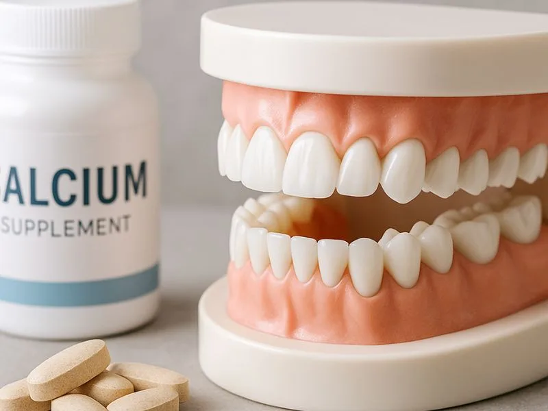 مكملات الكالسيوم تساهم في تقوية مينا الأسنان والحفاظ على صحة الفم