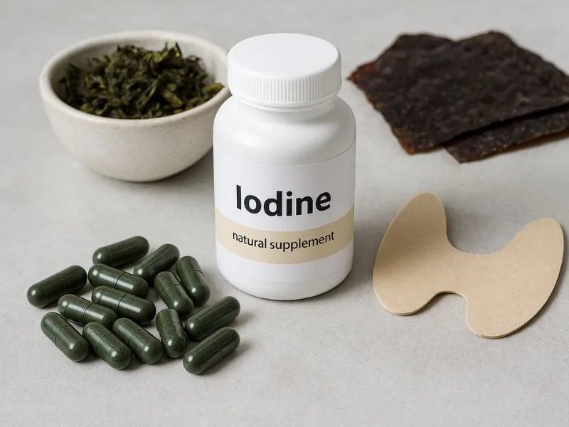 مكملات تحتوي على اليود الطبيعي تساهم في تنشيط الغدة الدرقية وتعزيز وظيفتها
