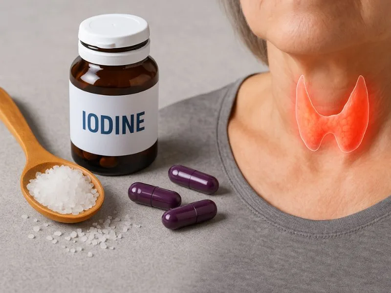 هل اليود ضروري لتحفيز نشاط الغدة الدرقية
