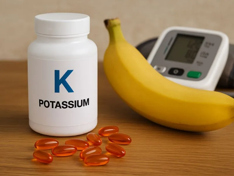 البوتاسيوم يلعب دورًا مهمًا في ضبط ضغط الدم بشكل يومي وطبيعي