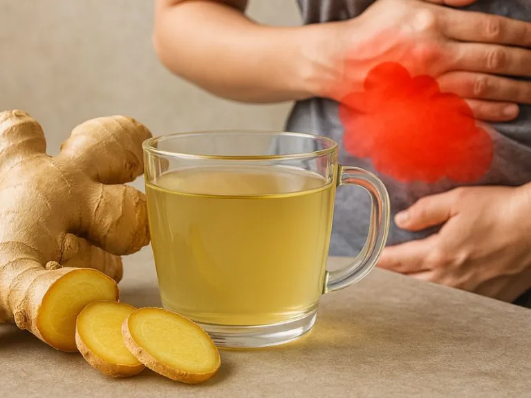 اهمية الزنجبيل في تقليل الغثيان والانتفاخ المزمن