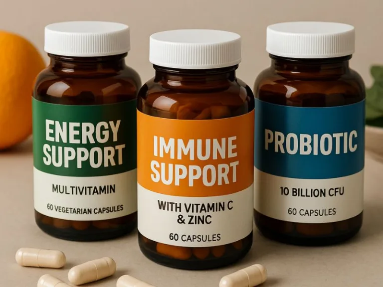 تركيبات متكاملة للطاقة والمناعة والهضم تدعم الصحة العامة بشكل طبيعي