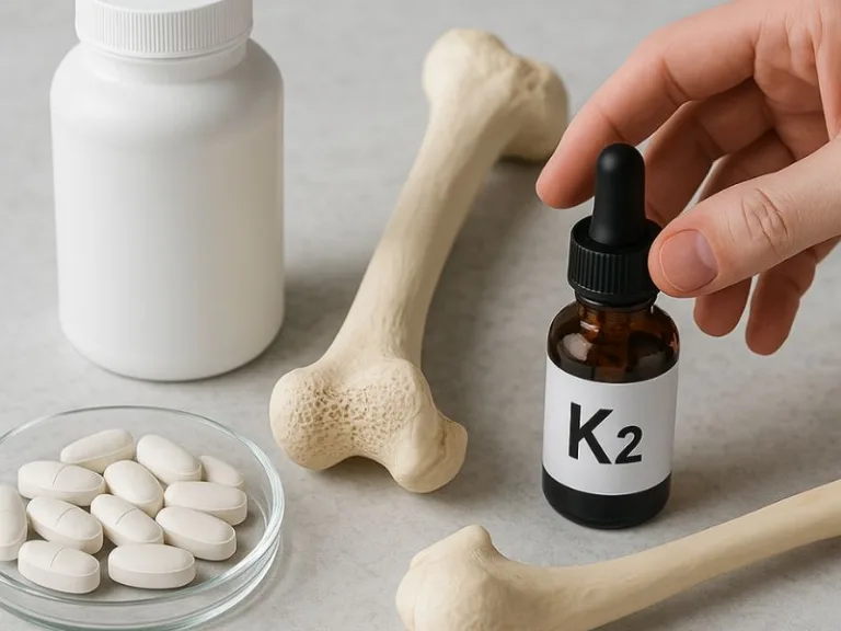هل فيتامين K2 يساهم في تحسين ترسيب الكالسيوم داخل العظام بطريقة طبيعية