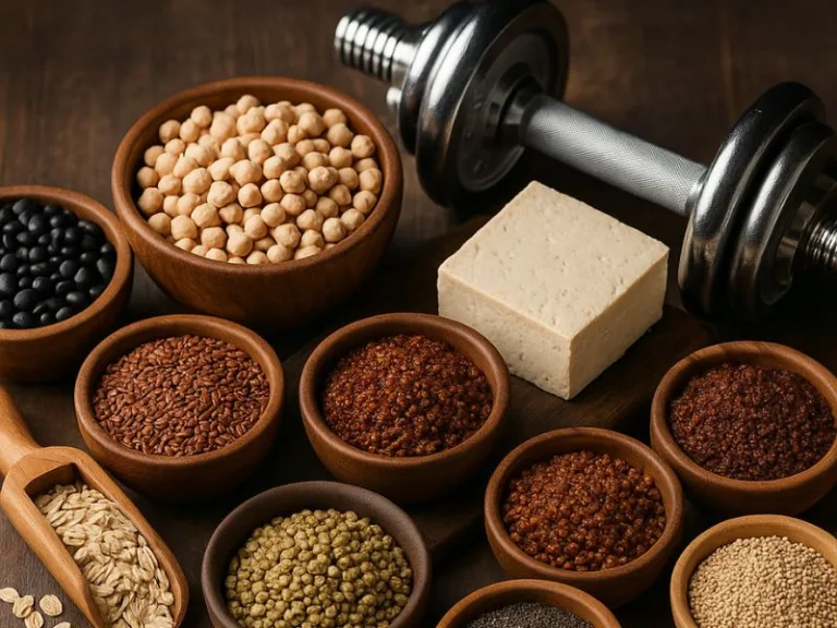 مصادر البروتين النباتي تساعد في بناء العضلات وزيادة الكتلة بشكل طبيعي وصحي