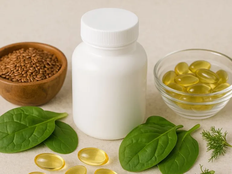 مكملات أوميغا 3 من مصادر غير حيوانية مثل الطحالب والبذور لتحسين الصحة العامة