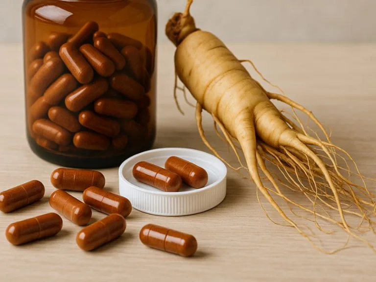 مكملات تحتوي على الجينسنغ لتعزيز النشاط البدني وتحسين الأداء العقلي والتركيز