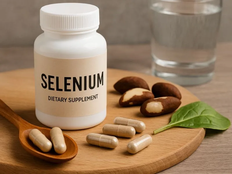 مكملات تحتوي على السيلينيوم للوقاية من الإجهاد التأكسدي وتعزيز الصحة