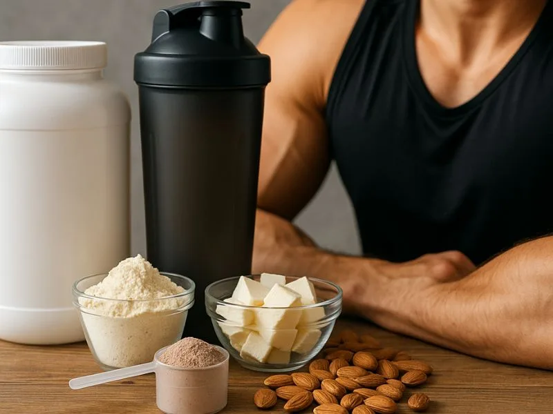 مكملات لبناء العضلات للمبتدئين تدعم النمو العضلي وتحسن من نتائج التمرين