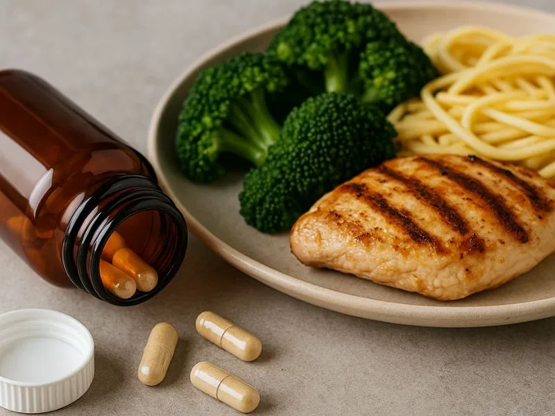 مكملات تحتوي على إنزيمات هضمية لدعم وتحسين امتصاص الطعام بعد الوجبات