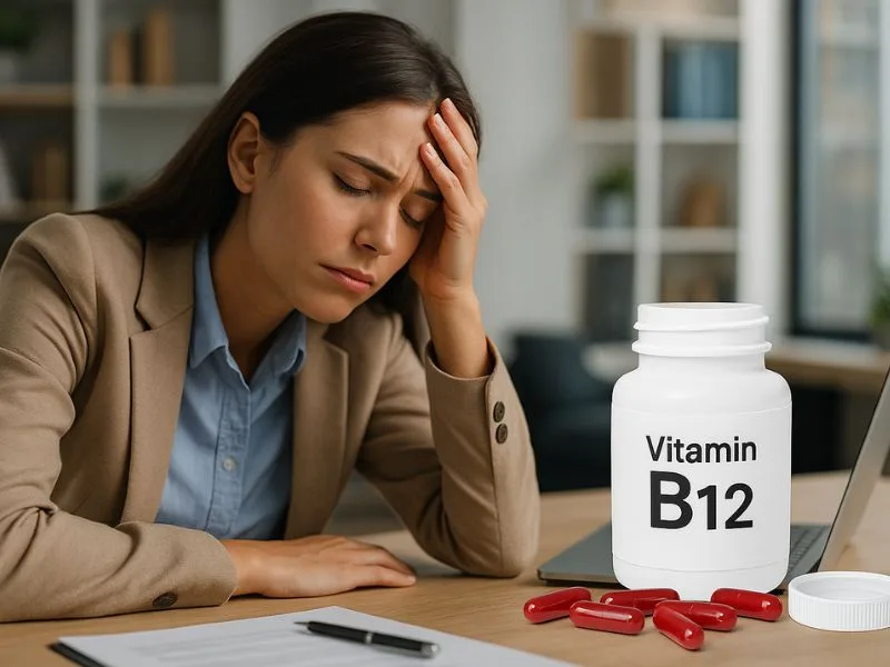 مكملات فيتامين B12 لمحاربة التعب الوظيفي وتعزيز النشاط العقلي في بيئة العمل