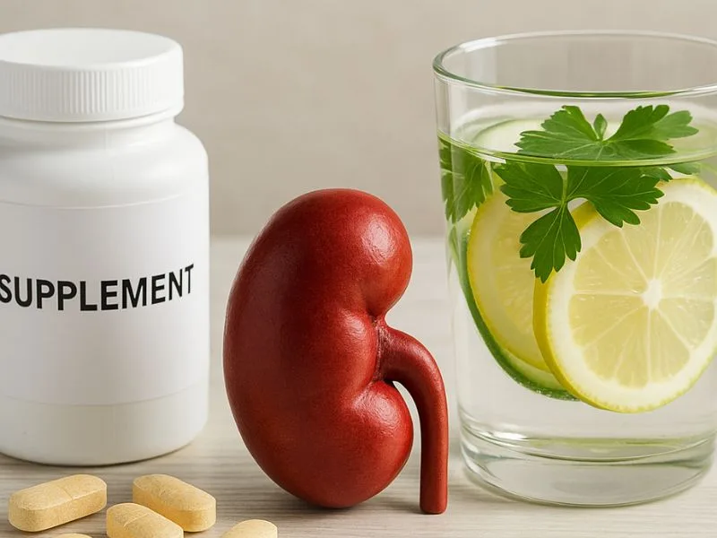 أفضل مكملات لدعم الكلى والمساعدة في عمليات الديتوكس الطبيعية