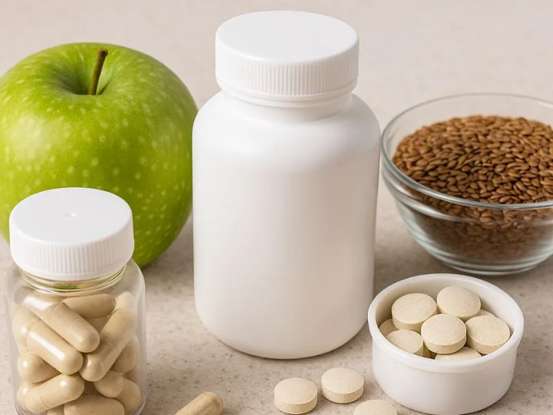 مكملات لعلاج الإمساك المزمن بطرق طبيعية باستخدام الألياف والبروبيوتيك