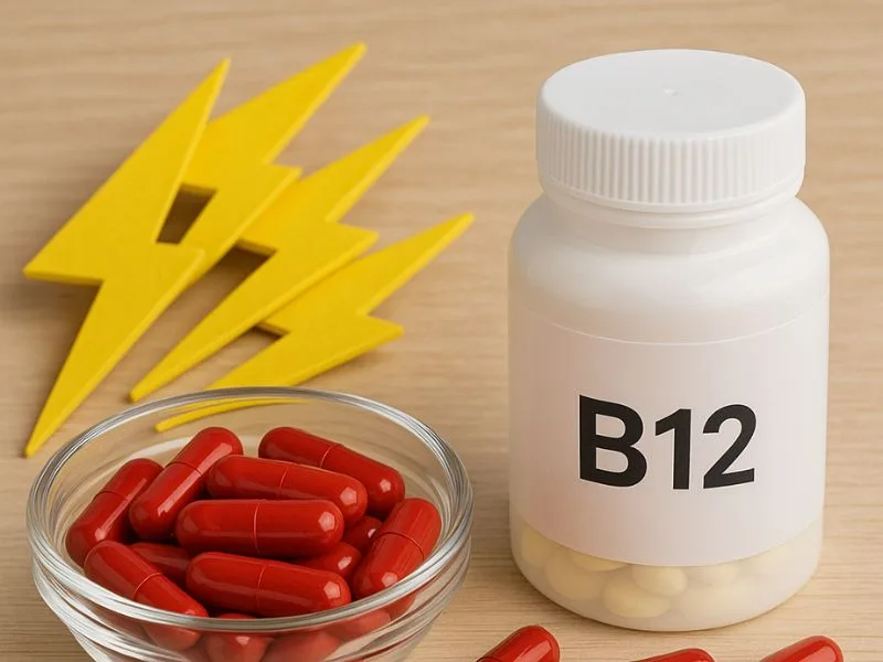 مكملات تحتوي على فيتامين B12 لتحسين الطاقة اليومية