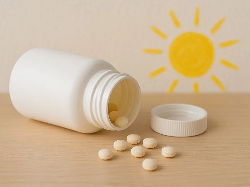 مكملات فيتامين D3 النقية بدون زيوت مضافة لتعزيز الصحة بطريقة طبيعية