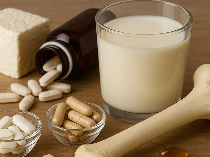 مكملات لتقوية العظام ومنع هشاشتها بشكل طبيعي وآمن