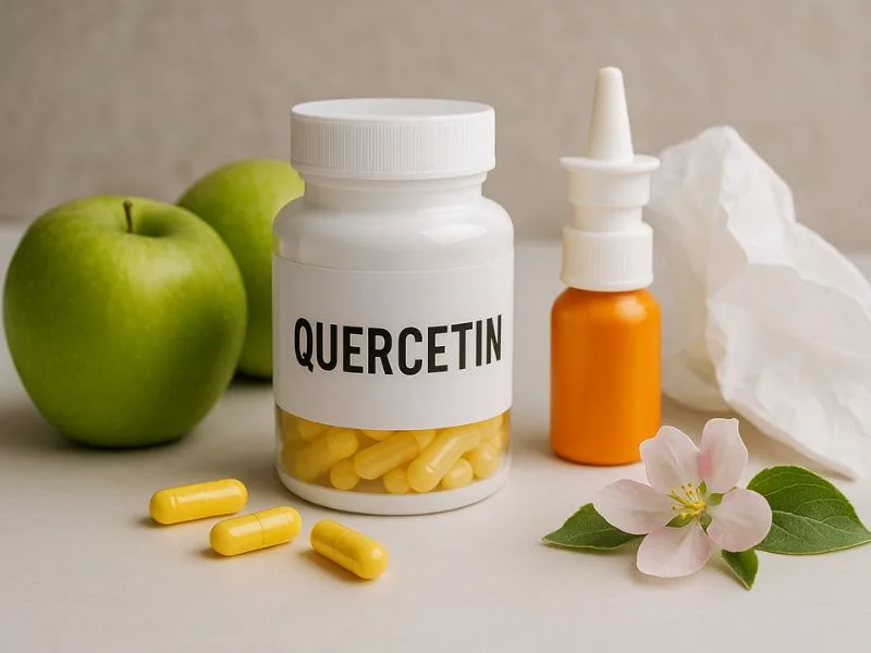 هل الكيرسيتين فعال كمضاد طبيعي للهستامين في تخفيف أعراض الحساسية