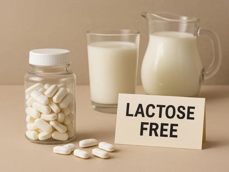 هل المكملات الخالية من اللاكتوز آمنة لمرضى حساسية الحليب وتناسب احتياجاتهم الغذائية